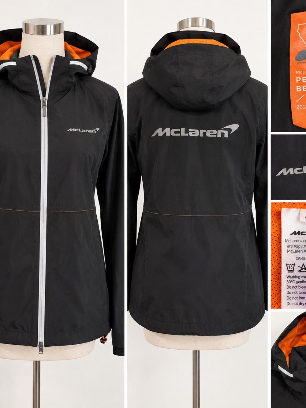 McLaren rare Hooded Windbreaker Jacket